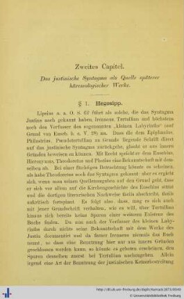 Zweites Kapitel