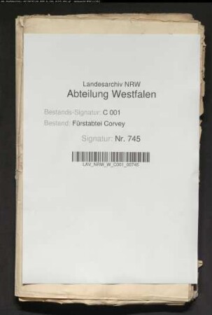 Fischerei auf der Bever und Weser, Forstsachen