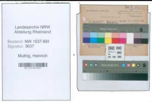 Entnazifizierung Heinrich Muthig , geb. 13.01.1890 (Werkmeister)