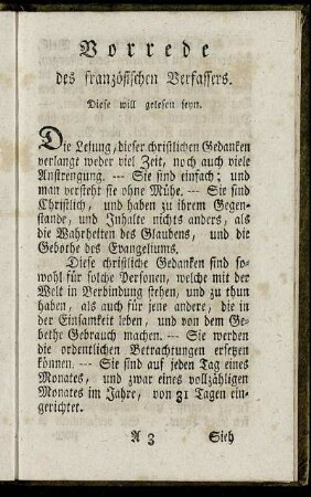 Vorrede des französischen Verfassers.