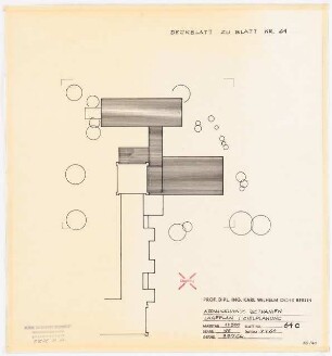 Evangelisches Diakonissenkrankenhaus Bethanien, Berlin-Kreuzberg Umbau. Hauptgebäude: Lageplan Zielplanung 1:500