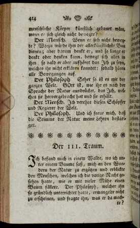 Der 111. Traum. - Der 115. Traum.