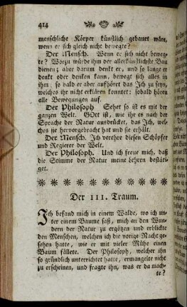 Der 111. Traum. - Der 115. Traum.
