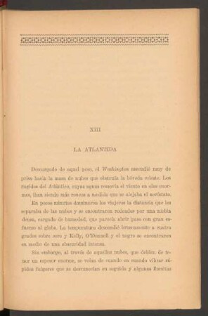 XIII - La Atlántida