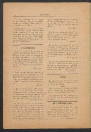 De administración