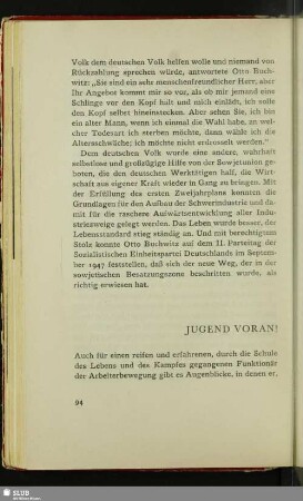 Jugend Voran!