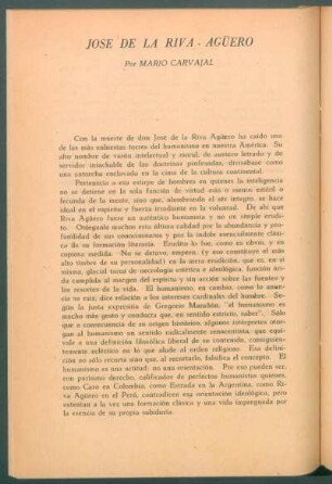 José de la Riva-Agüero