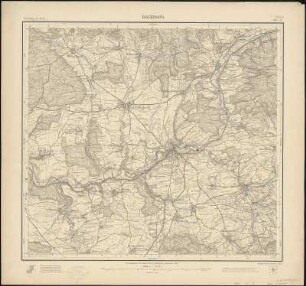 Meßtischblatt 45 = [7022] : Backnang, 1903 : Backnang. - 1:25000. - Stuttgart, 1903. - 1 Kt.