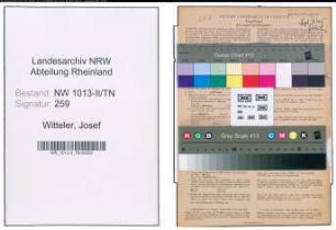 Entnazifizierung Josef Witteler , geb. 13.08.1895 (Spediteur)