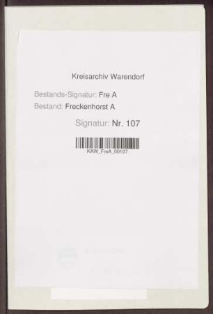 Rechnungsbelege Kirchspiel Enniger