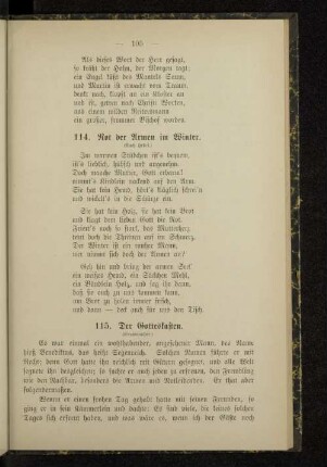 115. Der Gotteskasten.