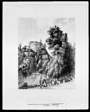 Der Schloßberg in Marburg