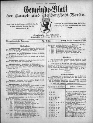 1908,46: No. 46, 15. November 1908