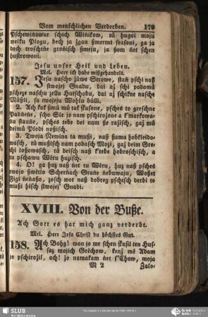 XVIII. Von der Buße