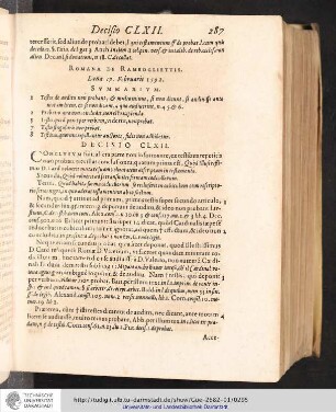 Decisio CLXII
