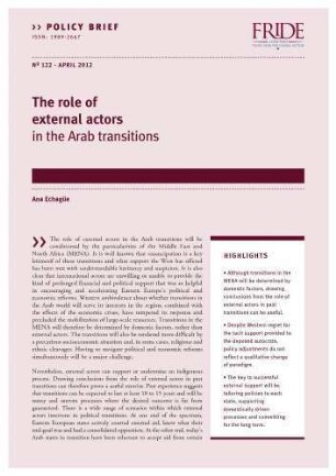 The role of external actors in the Arab transitions