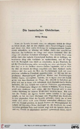 Die homerischen Gleichnisse, [1]