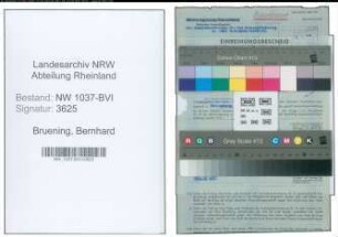 Entnazifizierung Bernhard Bruening , geb. 15.02.1904 (Polizeibeamter)