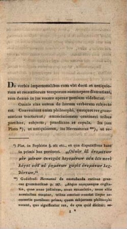 De verbis impersonalibus : dissertatio grammatica
