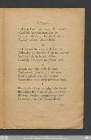 Koşma