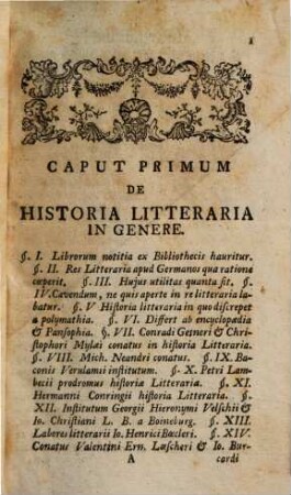 Burcardi Gotth. Struvii Introductio In Notitiam Rei Litterariae Et Usum Bibliothecarum : Praelectionibus Publicis In Alma Wirceburgensium Universitate Historiae Litterariae Amatoribus Denuo Exhibita