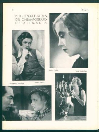 Personalidades del cinematógrafo de Alemania