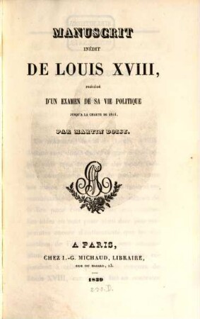 Manuscript inedit