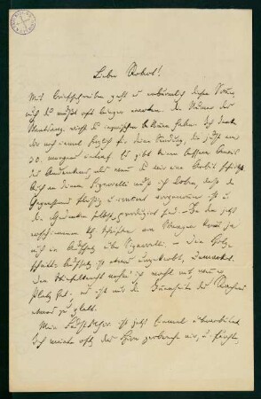Brief vom 8. Juni (?) 1875