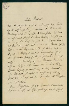 Brief vom 8. Juni (?) 1875