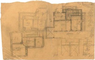Hildebrand, Adolf von; Haus Schlederloh - Grundrisse, Detail