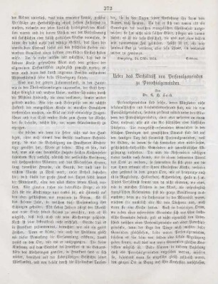 372-375 Ueber das Verhältniß von Personalgemeinden zu Parochialgemeinden