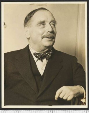 Porträtaufnahme Herbert G. Wells