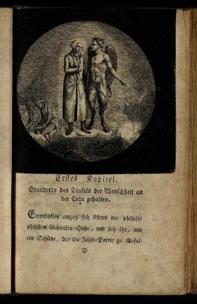 Erstes Kapitel. Standrede des Teufels der Menschheit an der Erde gehalten. - Zweites Kapitel, Teuflischer Magnetismus.