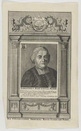 Bildnis des Iohannes Baptista Mayr