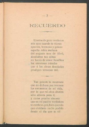 Recuerdo