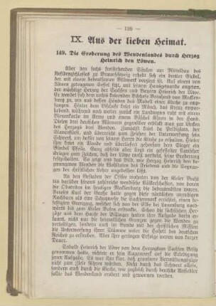 IX. Aus der lieben Heimat