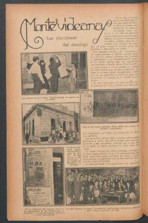 Montevideana : Las elecciones del domingo