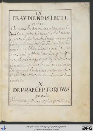 [fol. 12] De praeceptoribus privatis