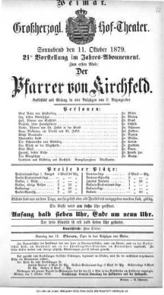 Der Pfarrer von Kirchfeld