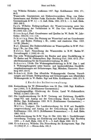 f. Recht der Selbstverwaltung