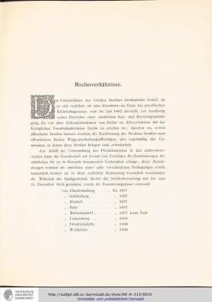 Rechtsverhältnisse