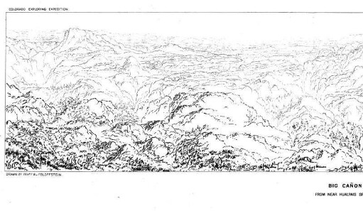 Big Cañon, from near Hualpais Spring.