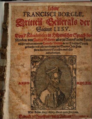Leben, Francisci Borgiae, dritten Generals der Societet IESU