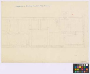 Quolsdorf ([Land]Kreis Rothenburg): Bauernhaus. [Haupthaus] (Grundriss des Erdgeschosses)