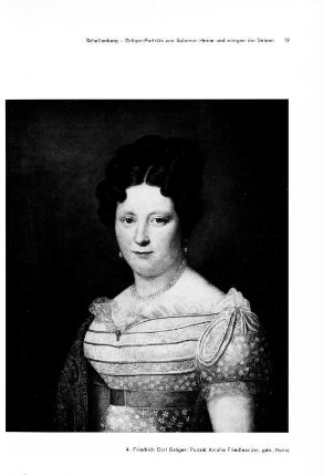 4. Friedrich Carl Gröger: Porträt Amalie Friedleander, geb Heine