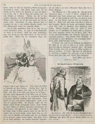"Eine weibliche Reise nach Suez (Aus den Jugenderinnerungen Laura's)" "Nothgedrungene Ersparniß"