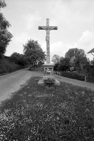 Wegekreuz (Wegekreuz); Eiterfeld, Am Rainbaum