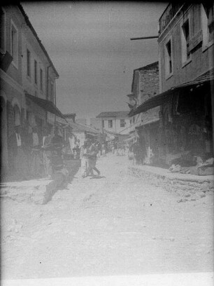 Straßenbild Skutarí, Albanien