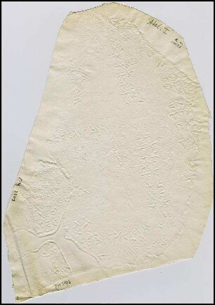 Abklatsch 2 des Fragments Atalante I
