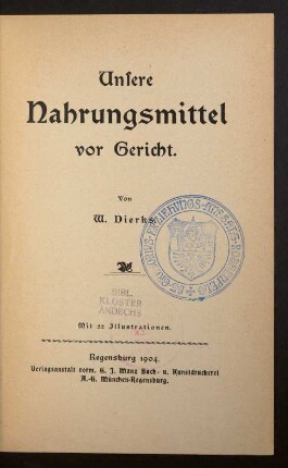 Unsere Nahrungsmittel vor Gericht